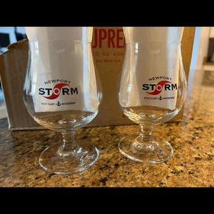Newport Storm Tulip Glasses - 2CT - Newport, RI